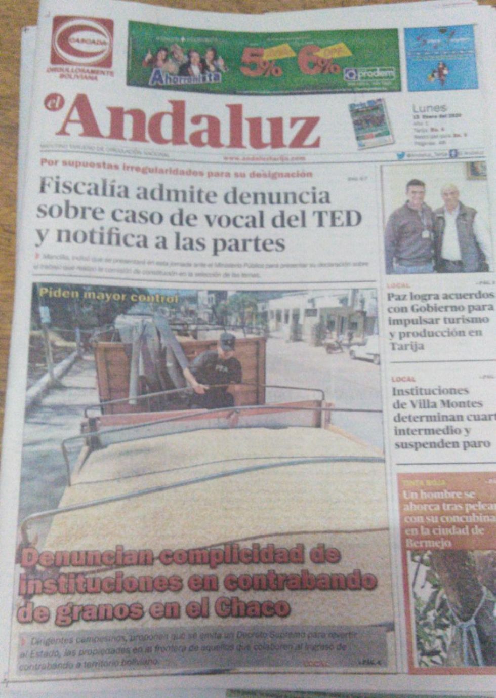 El Andaluz, Tarija.
