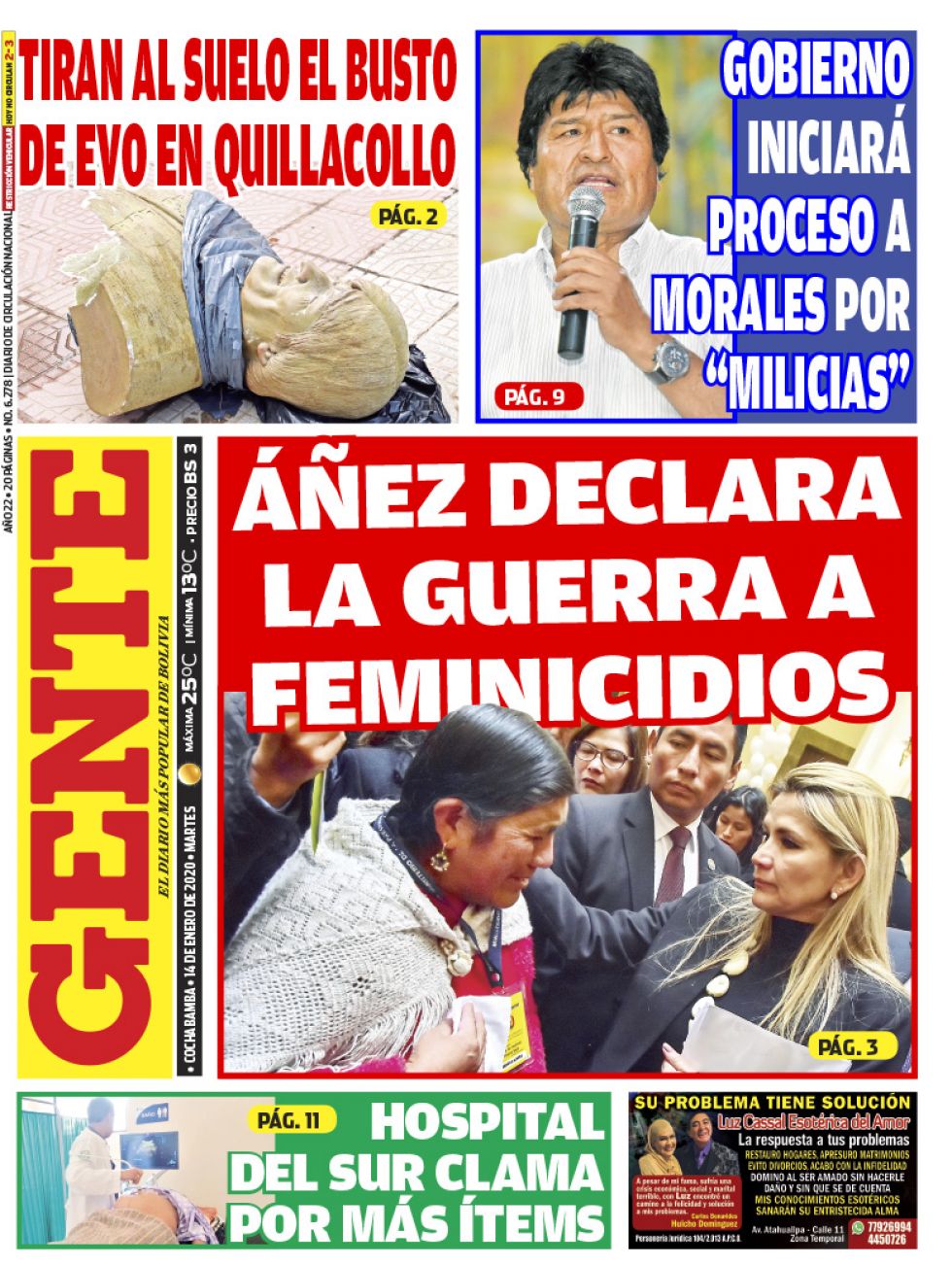 Gente, Cochabamba.