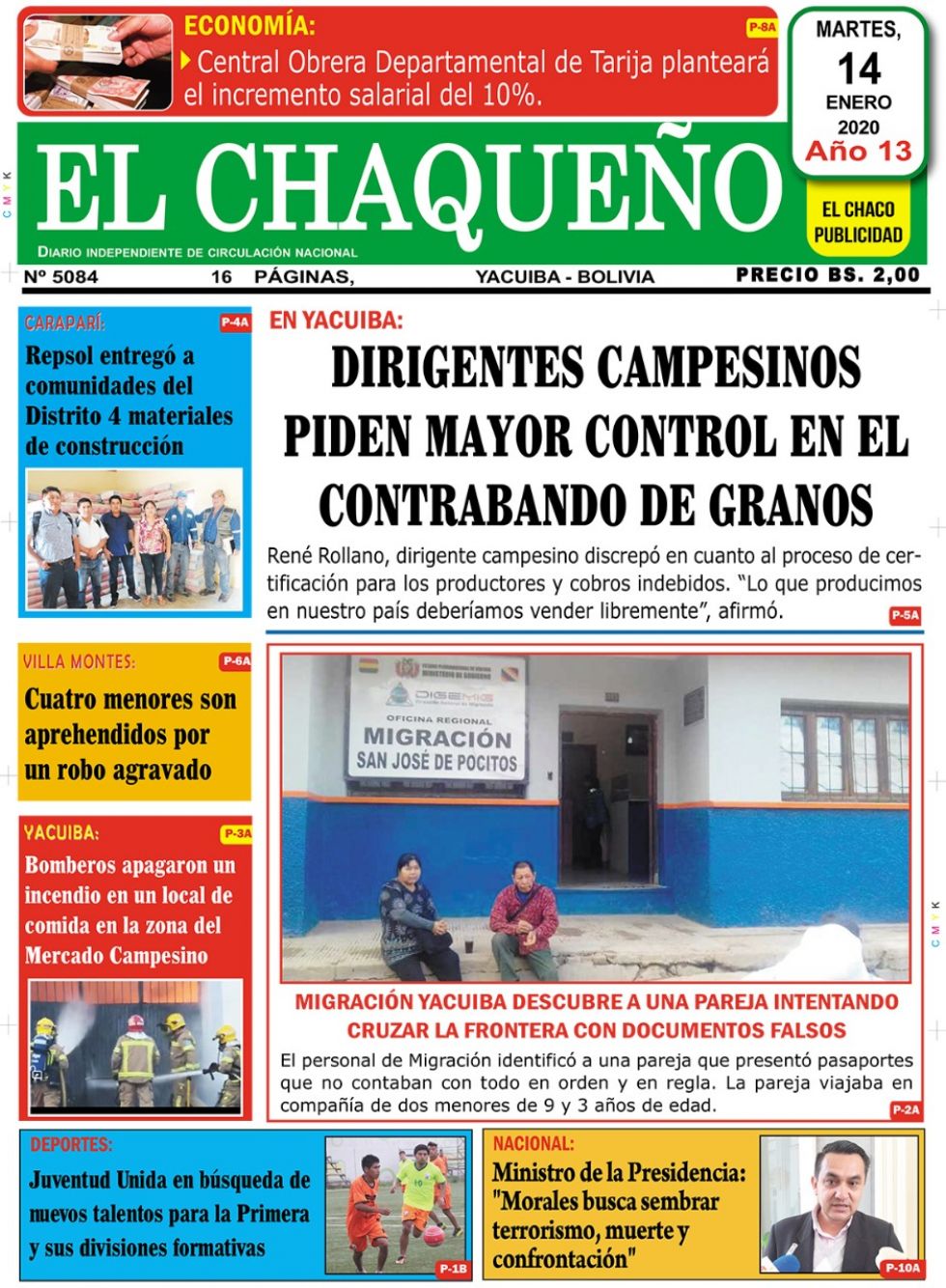 El Chaqueño, Tarija.