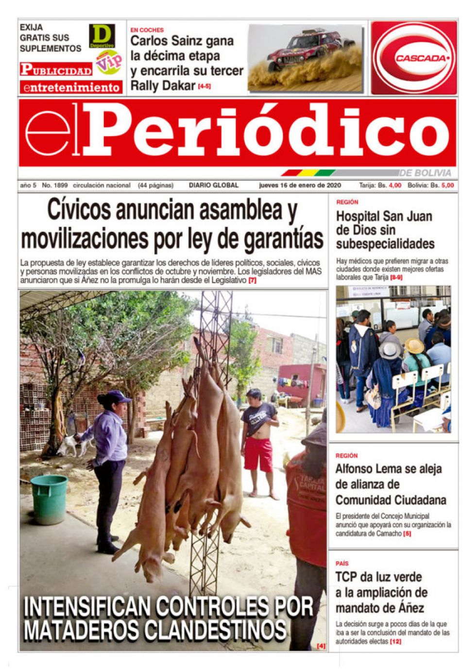 El Periódico, Tarija.