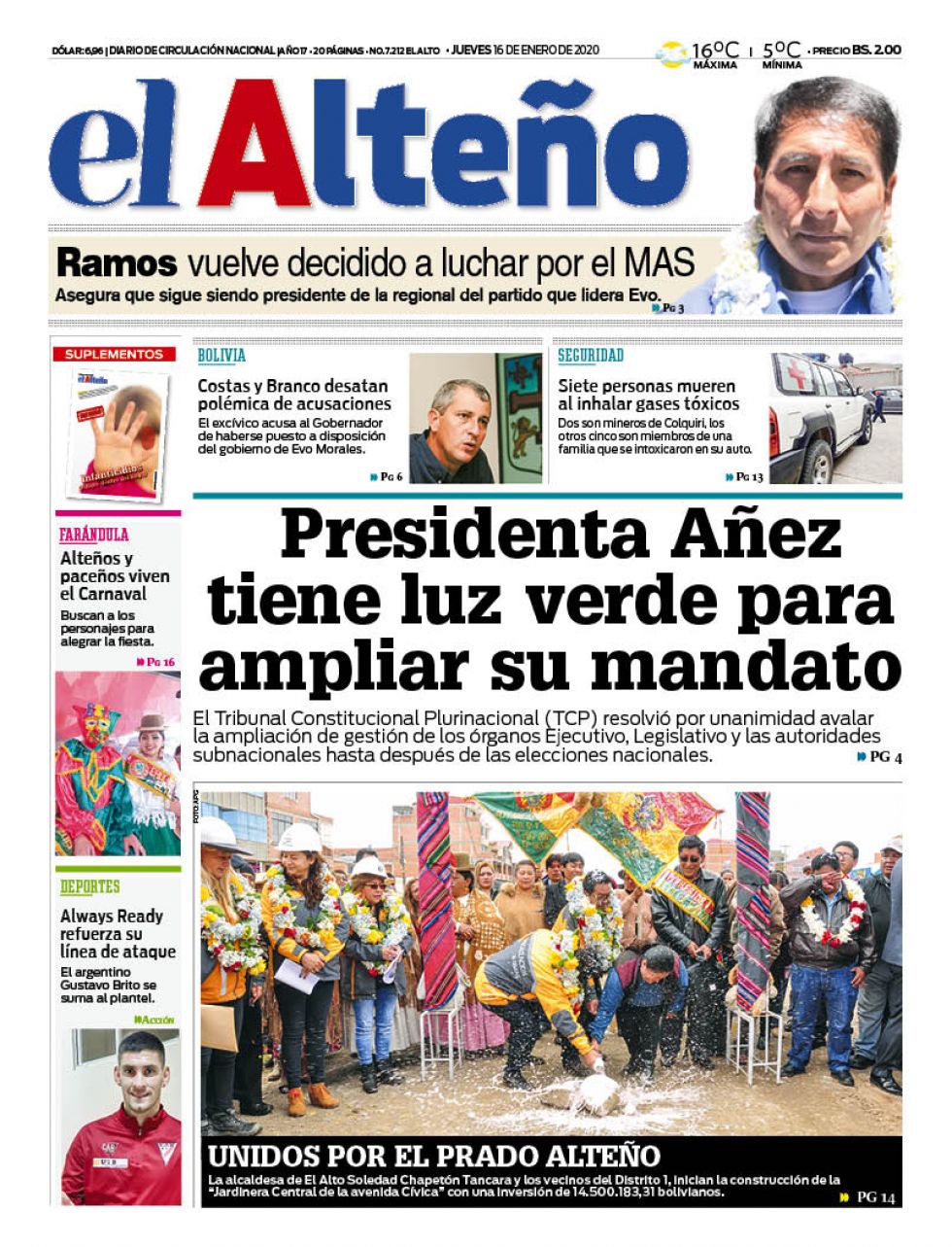 El Alteño, El Alto.