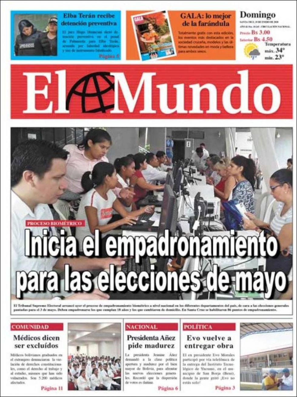 El Mundo, Santa Cruz.