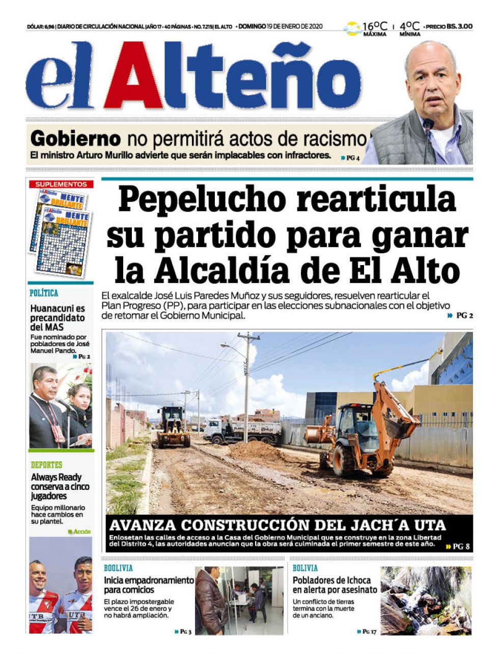 El Alteño, El Alto.
