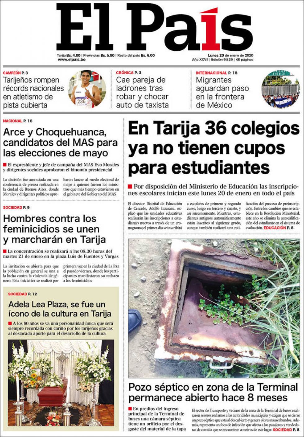 El País, Tarija.