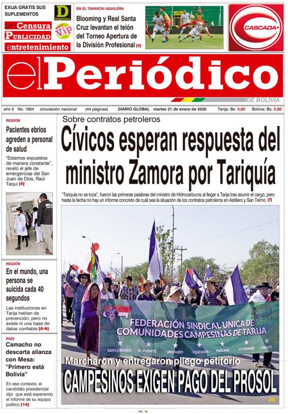 El Periódico, Tarija.
