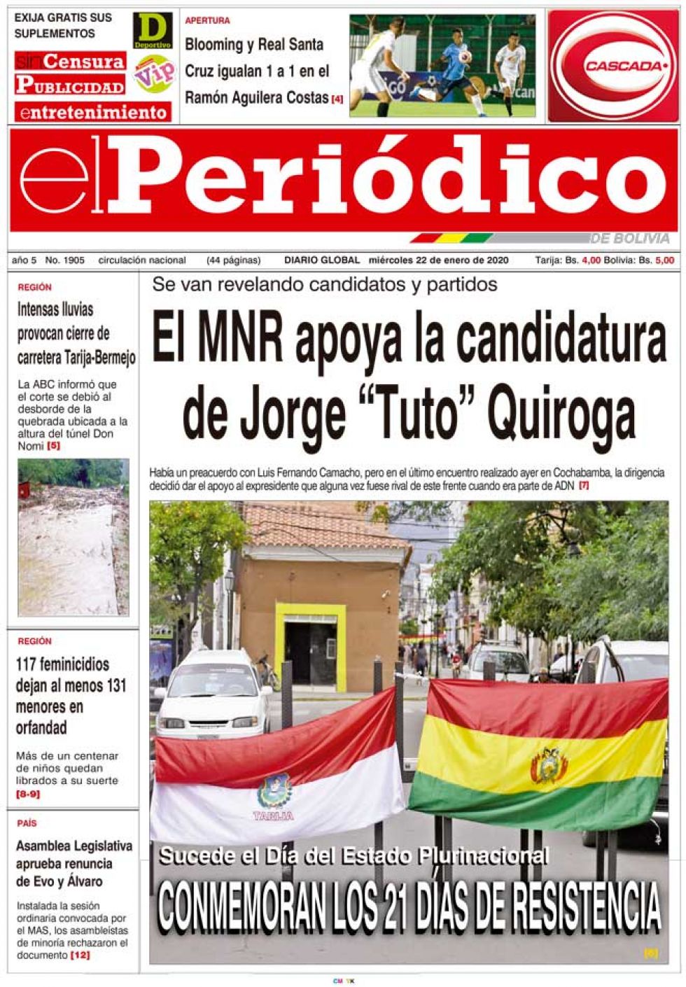 El Periódico, Tarija.