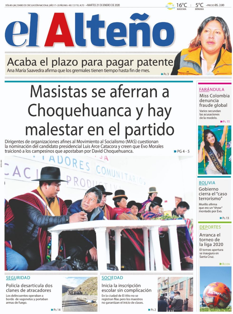 El Alteño, El Alto.
