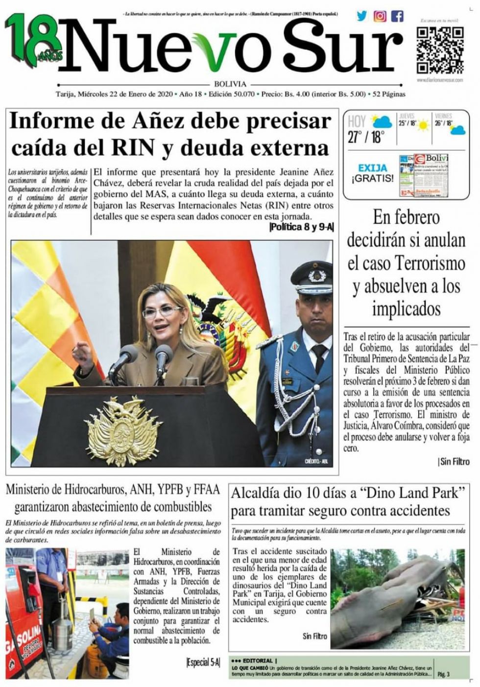 Nuevo Sur, Tarija.