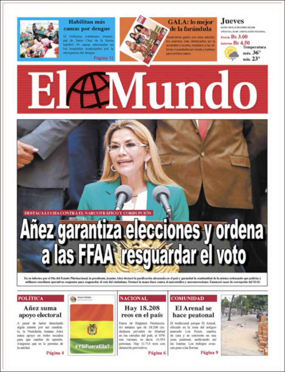 El Mundo, Santa Cruz.