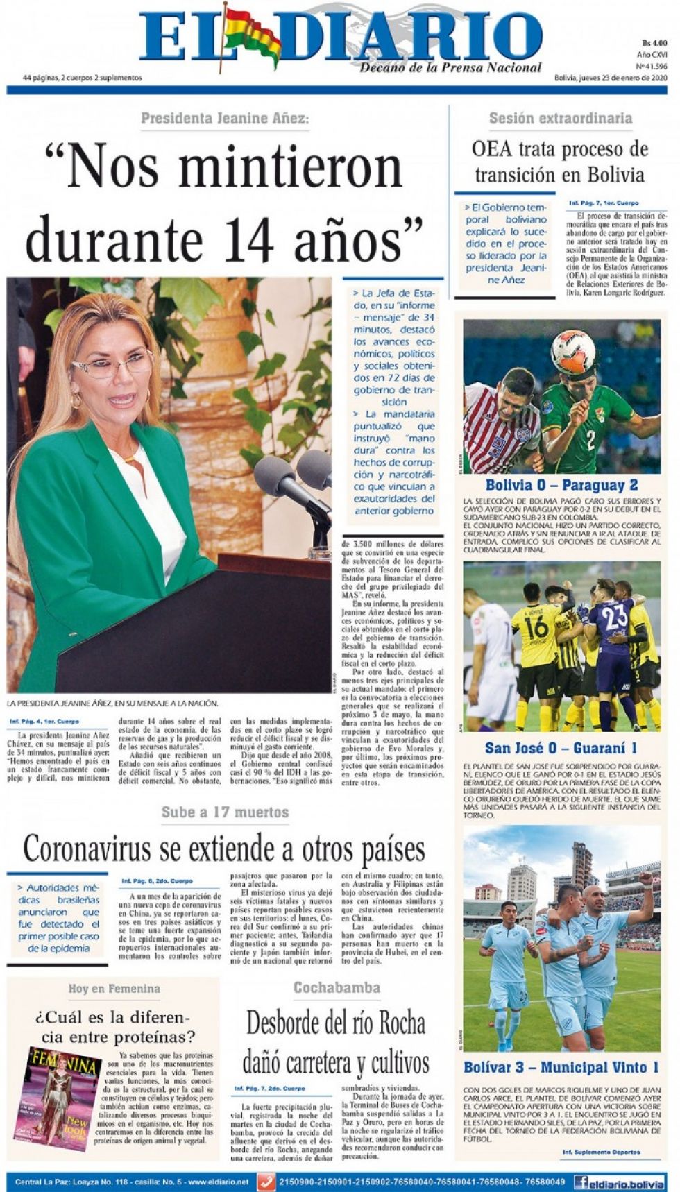 El Diario, La Paz.