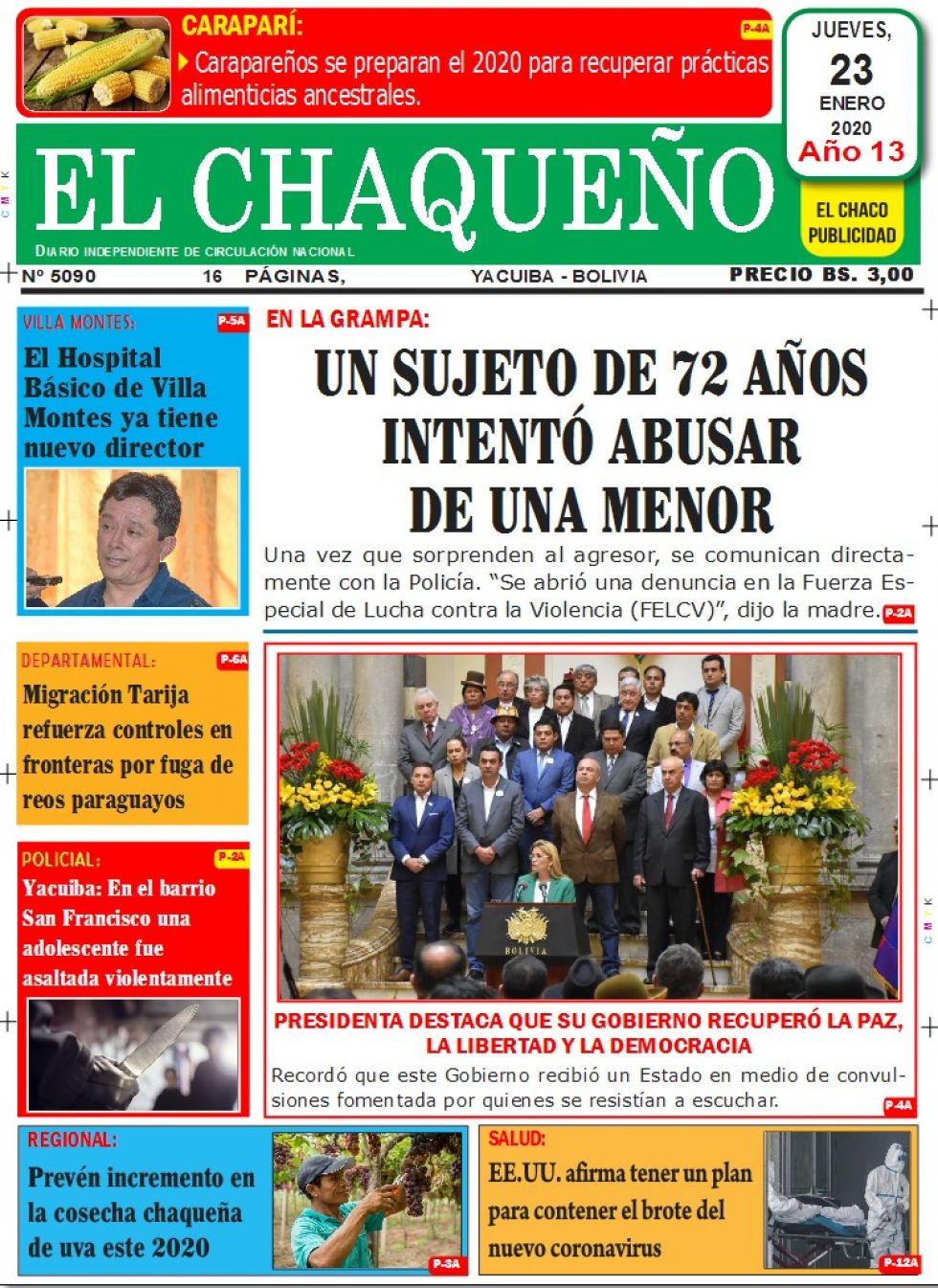 El Chaqueño, Tarija.