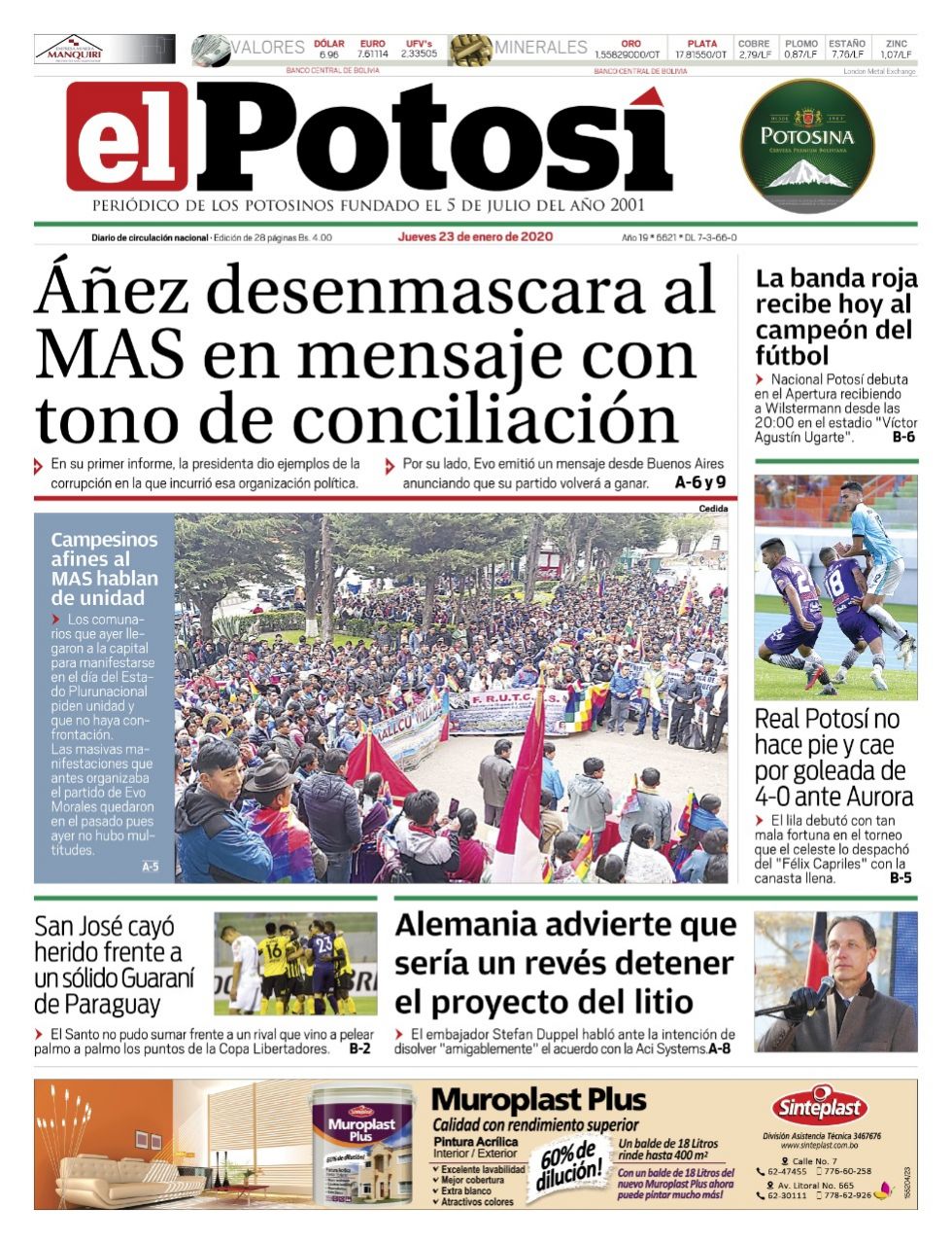 El Potosí.