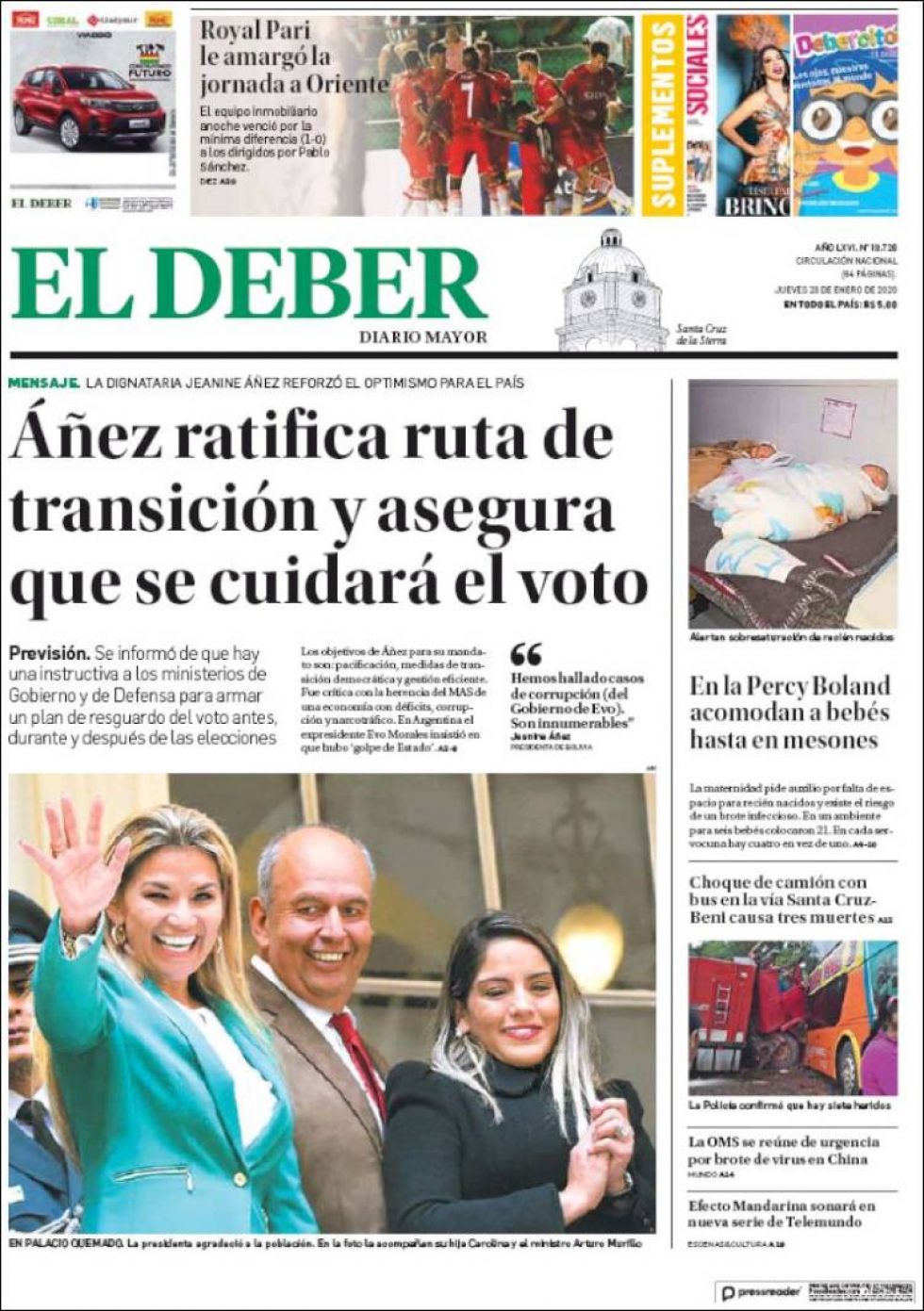 El Deber, Santa Cruz.