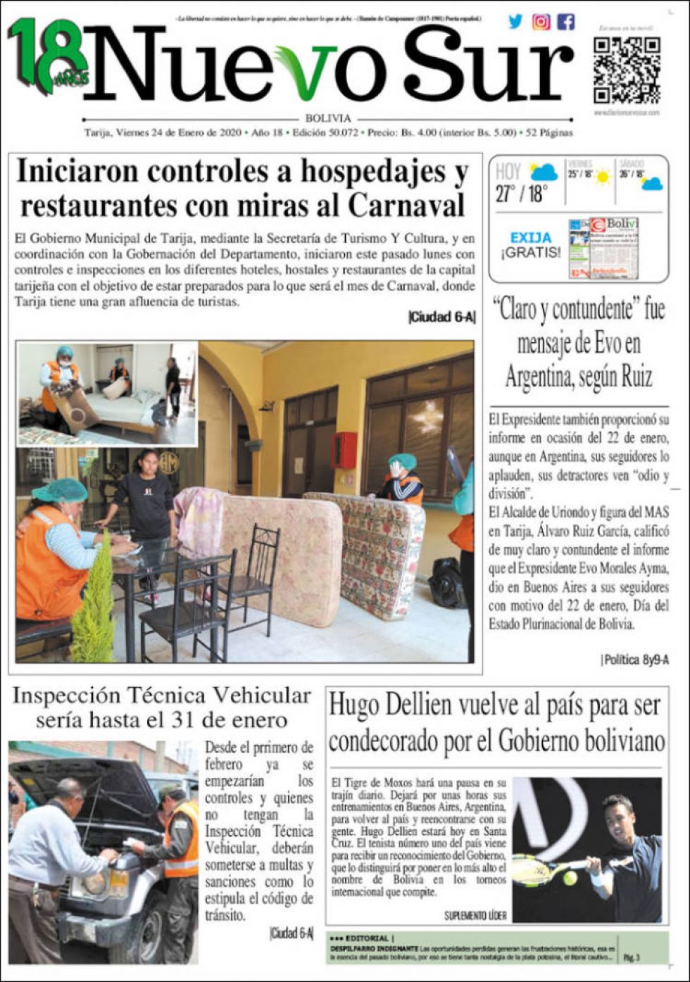 Nuevo Sur, Tarija.