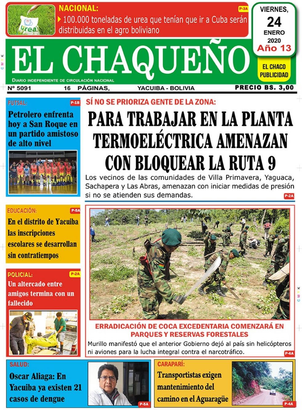 El Chaqueño, Tarija.