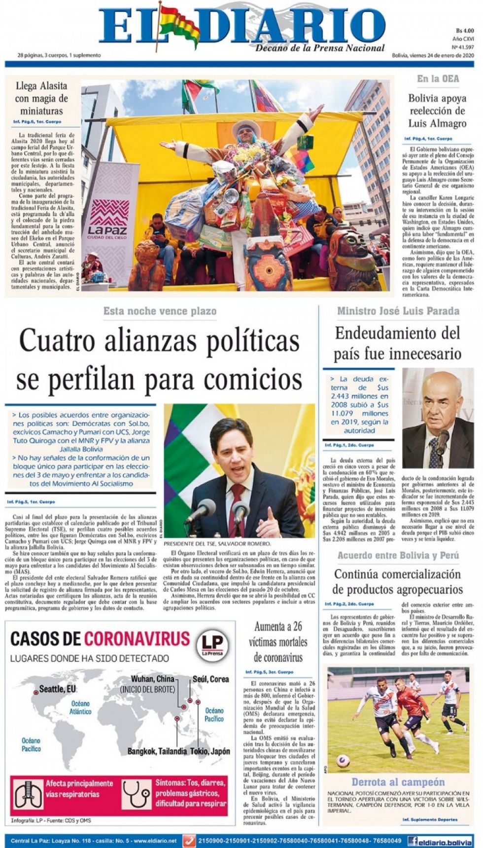 El Diario, La Paz.