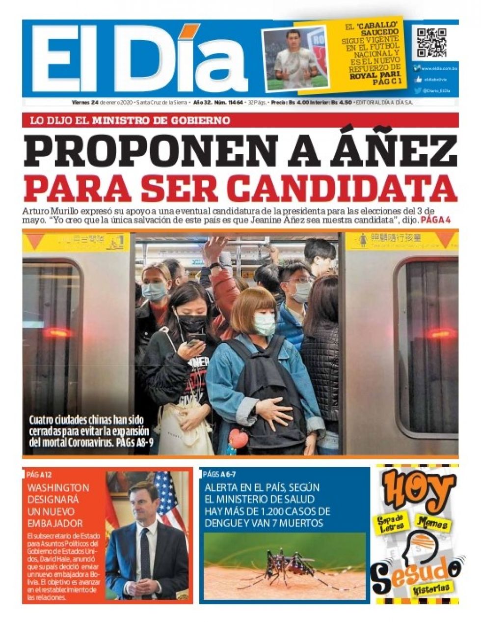 El Día, Santa Cruz.