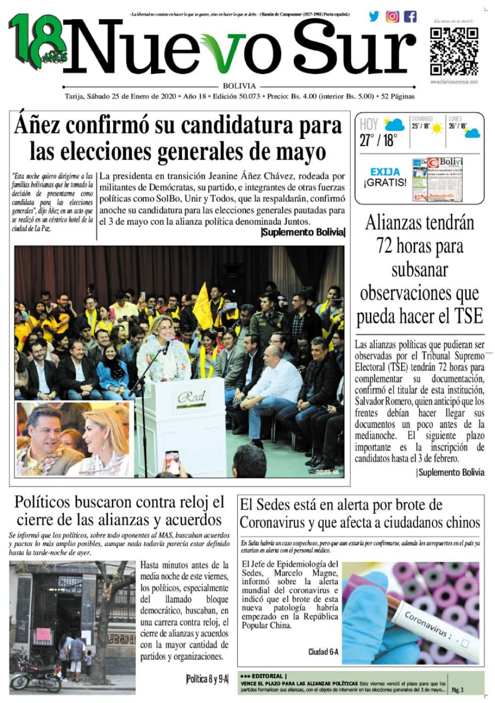 Nuevo Sur, Tarija.