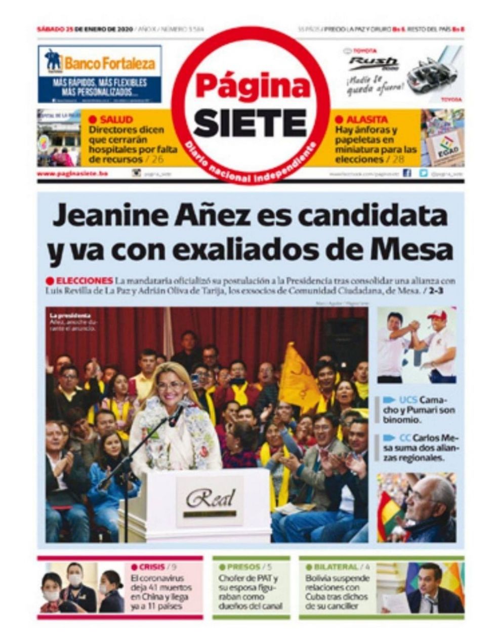 Página Siete, La Paz.