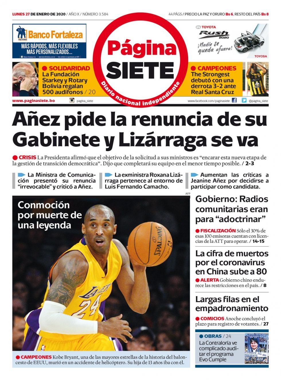 Página Siete, La Paz.