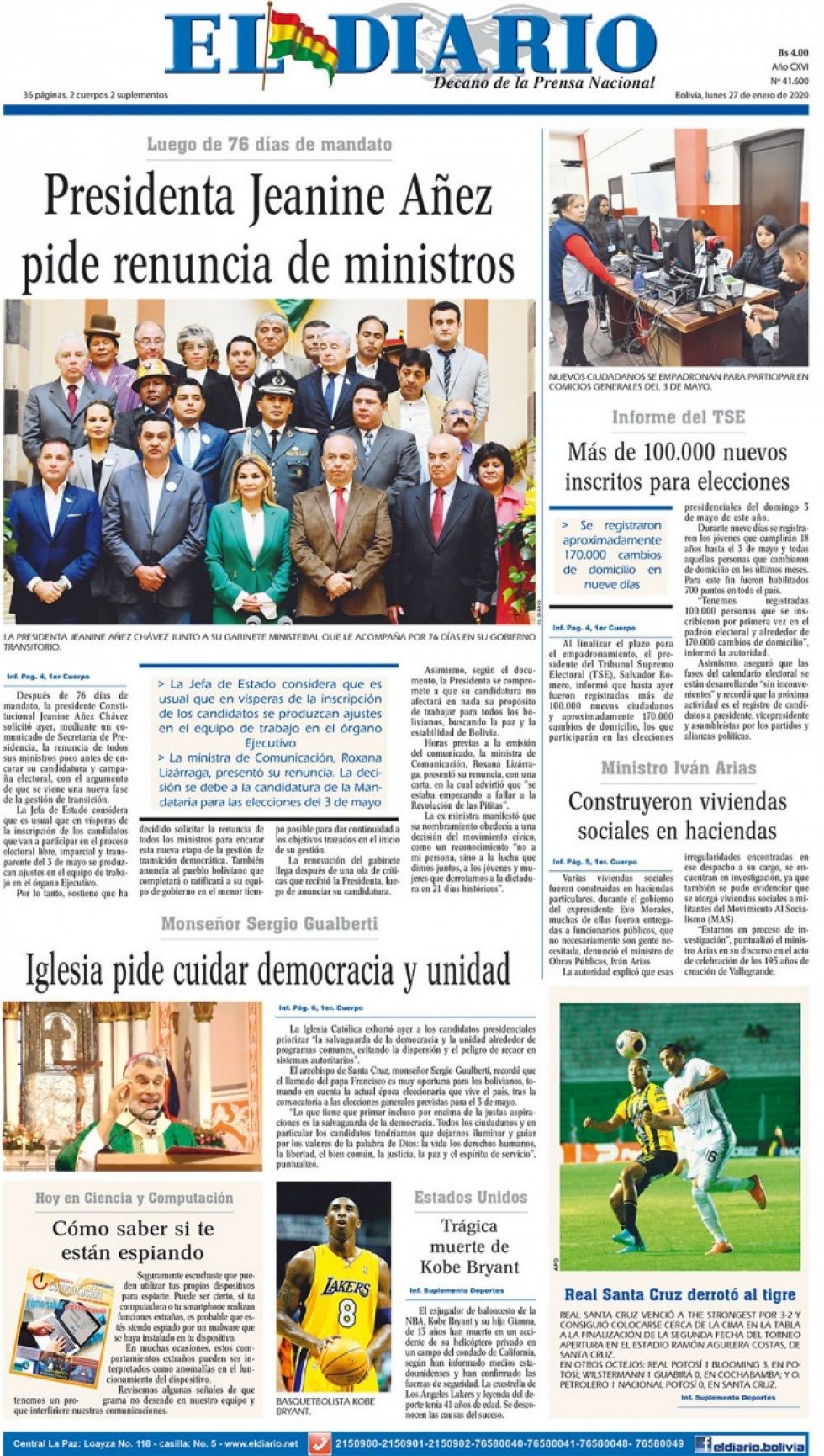 El Diario, La Paz.