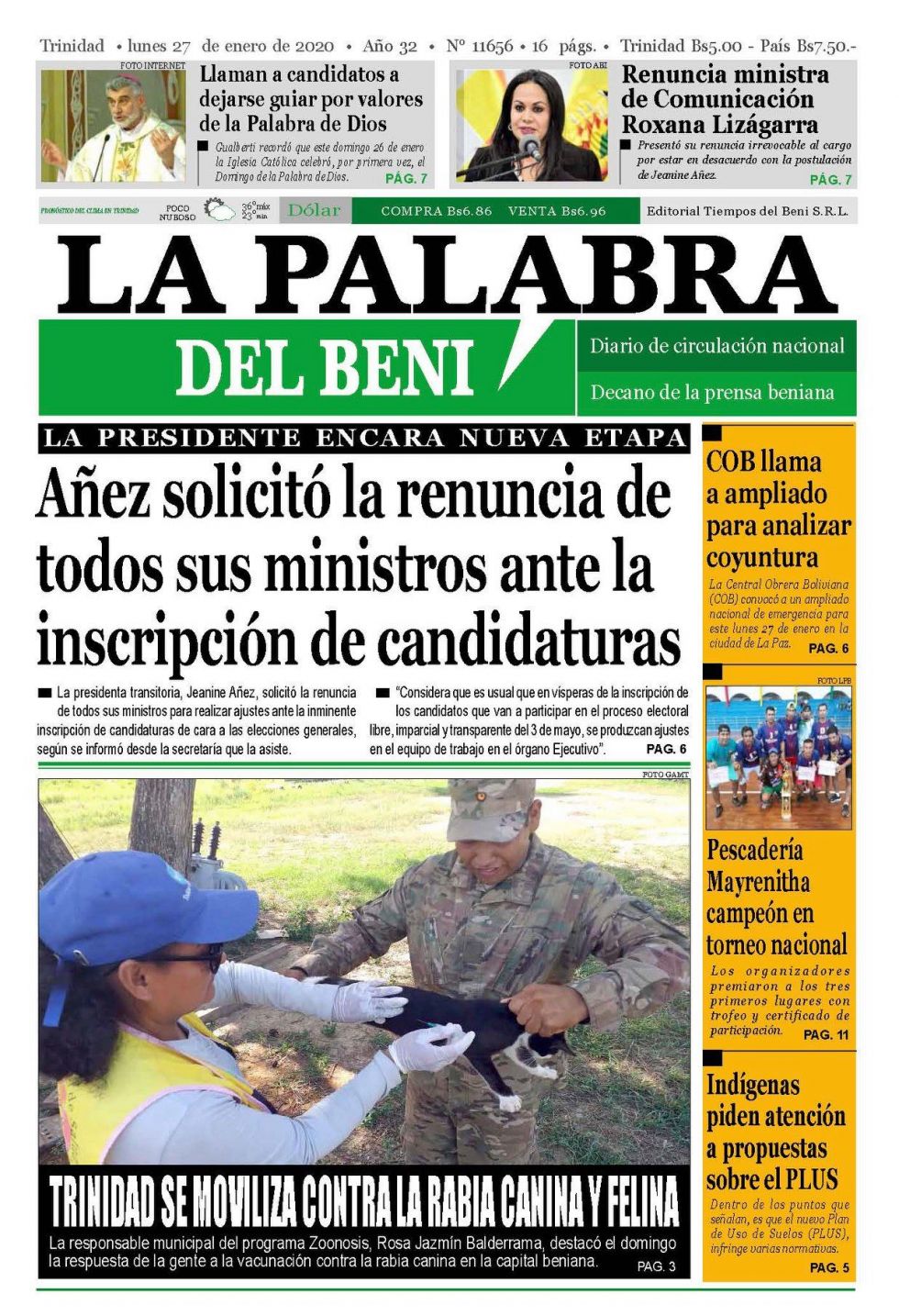 La Palabra del Beni.