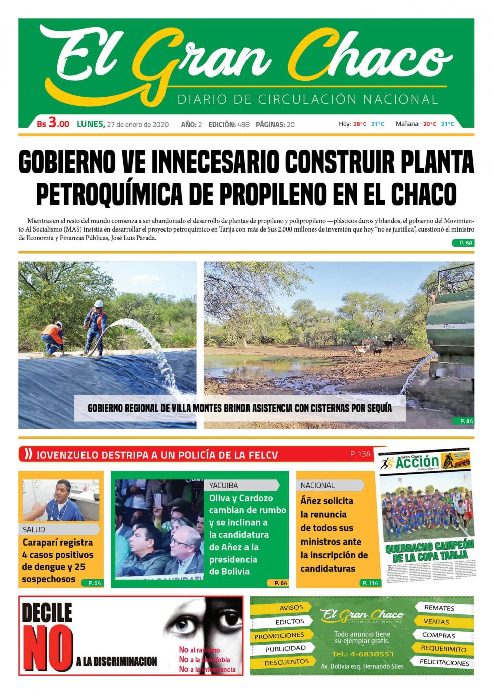 El Gran Chaco, Tarija.