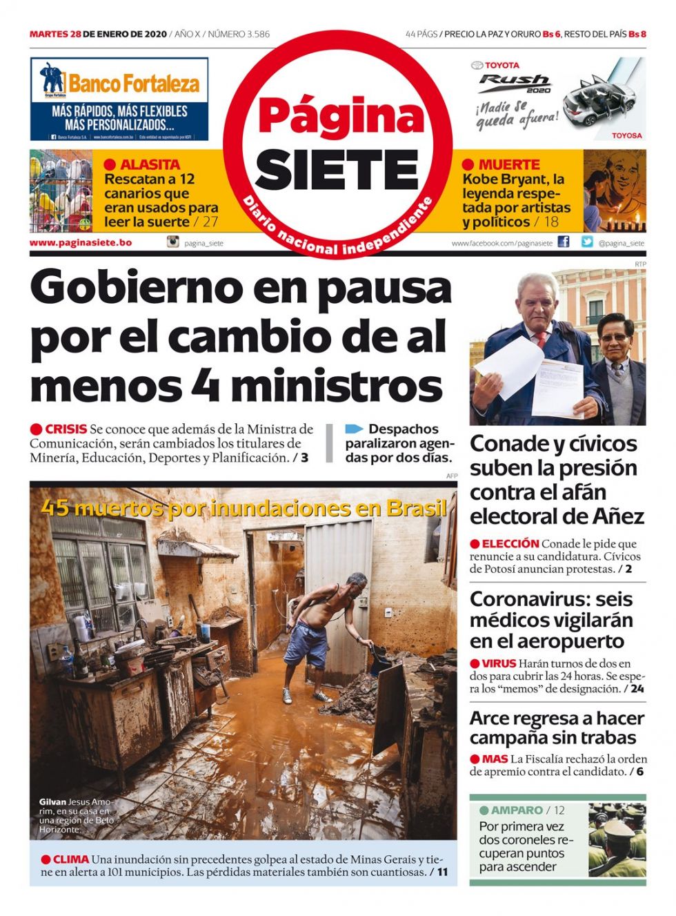 Página Siete, La Paz.
