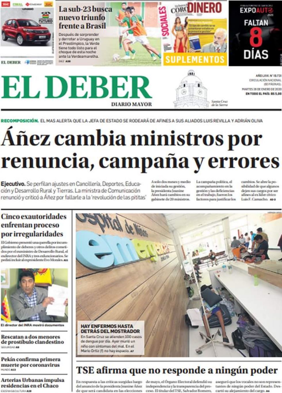 El Deber, Santa Cruz.