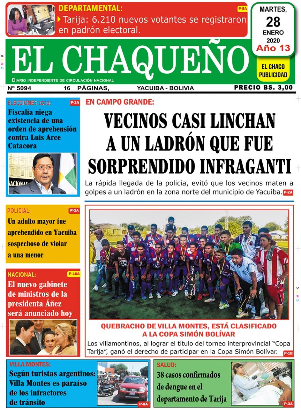 El Chaqueño, Tarija.