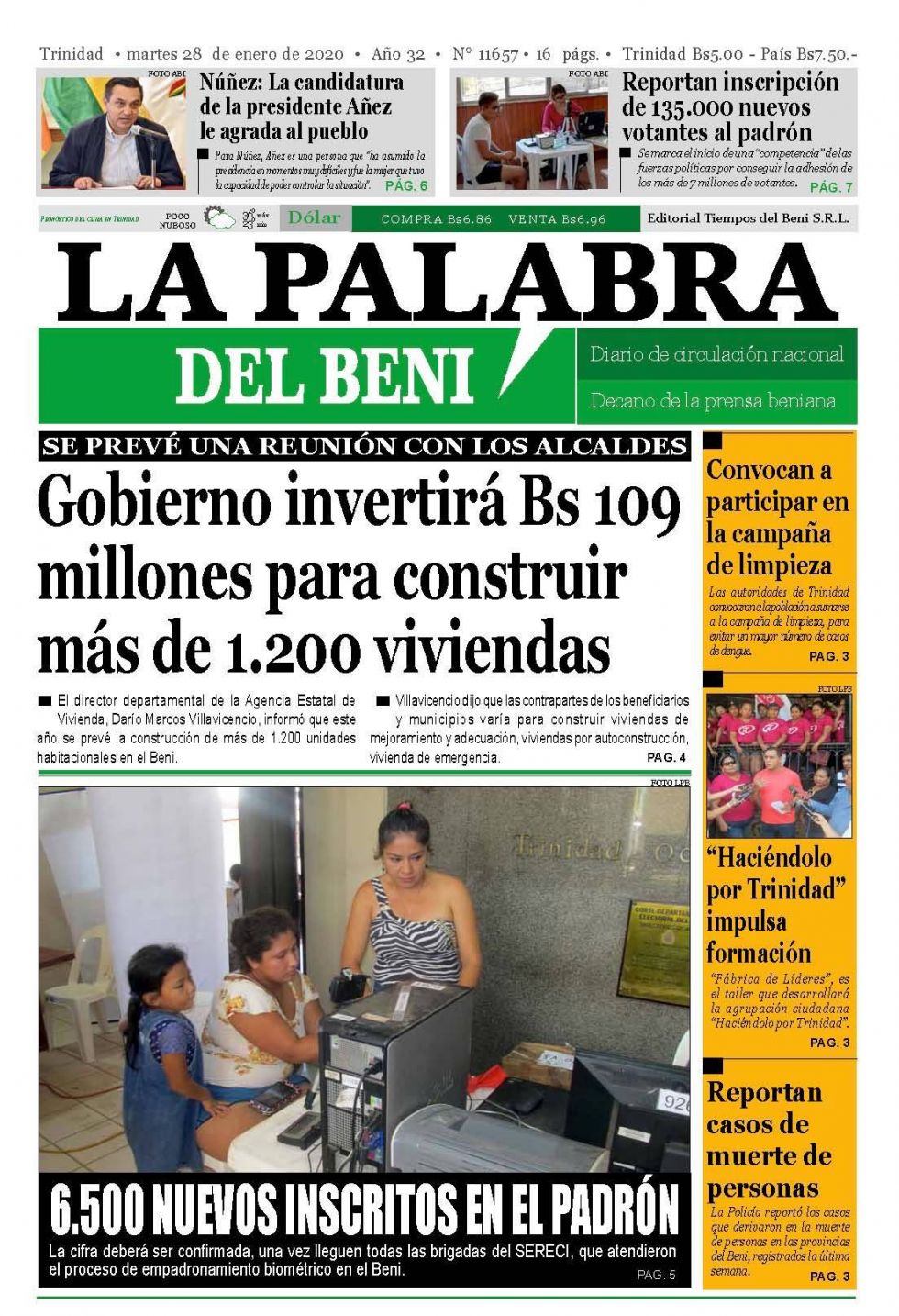 La Palabra del Beni.