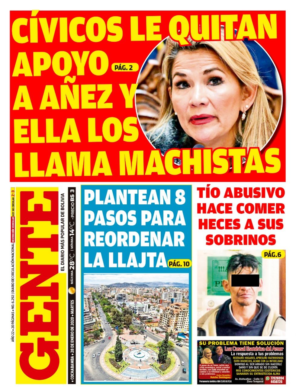 Gente, Cochabamba.