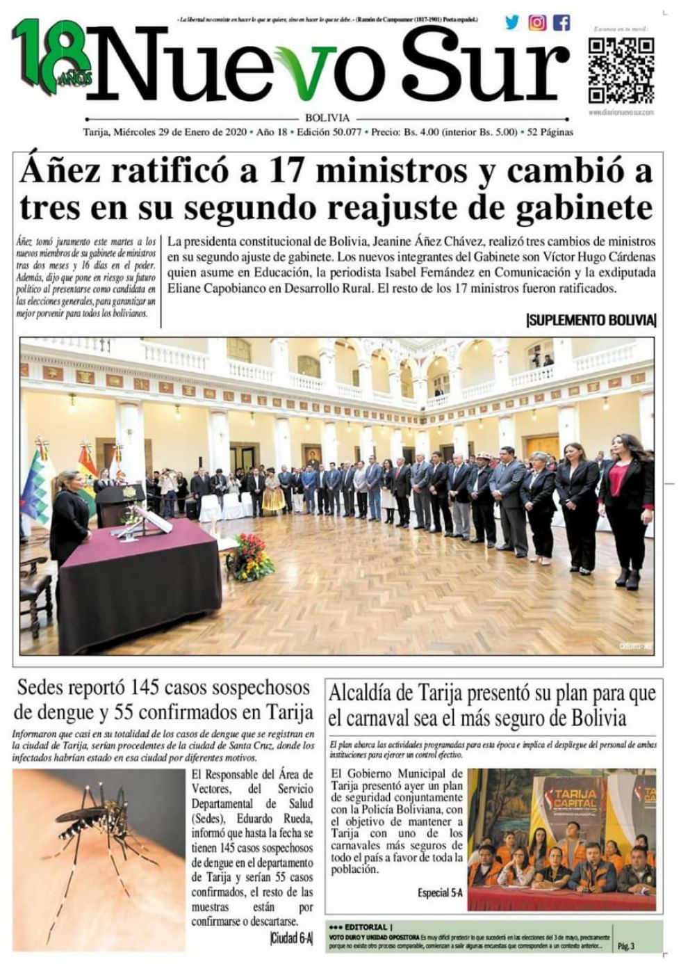 Nuevo Sur, Tarija.
