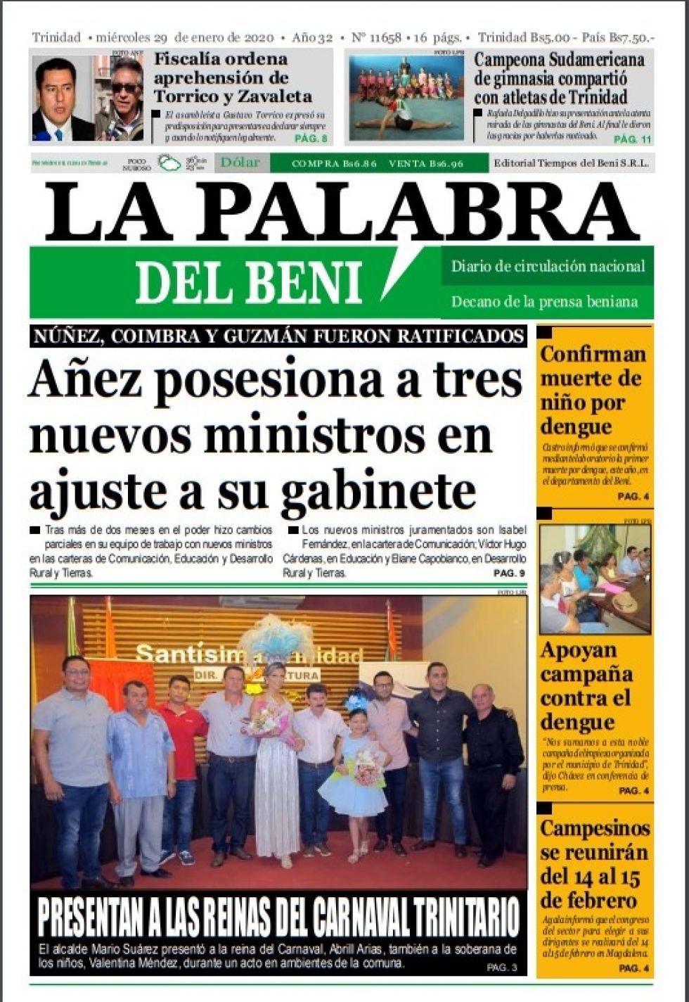 La Palabra del Beni.