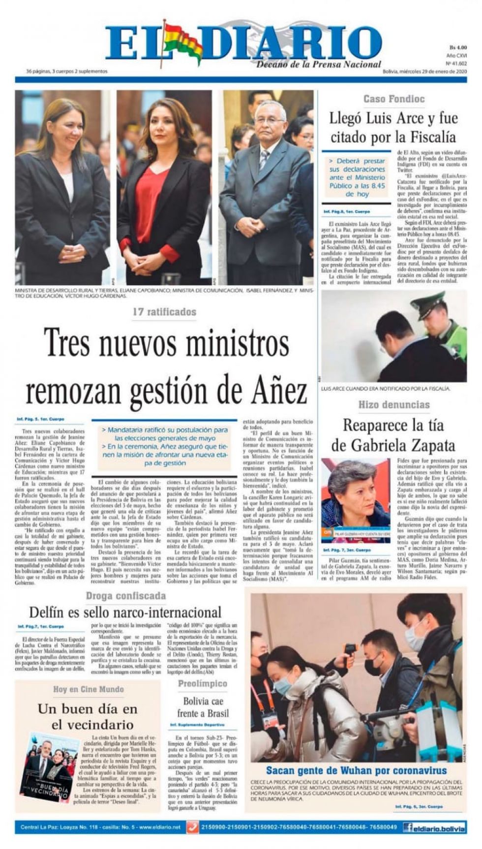 El Diario, La Paz.