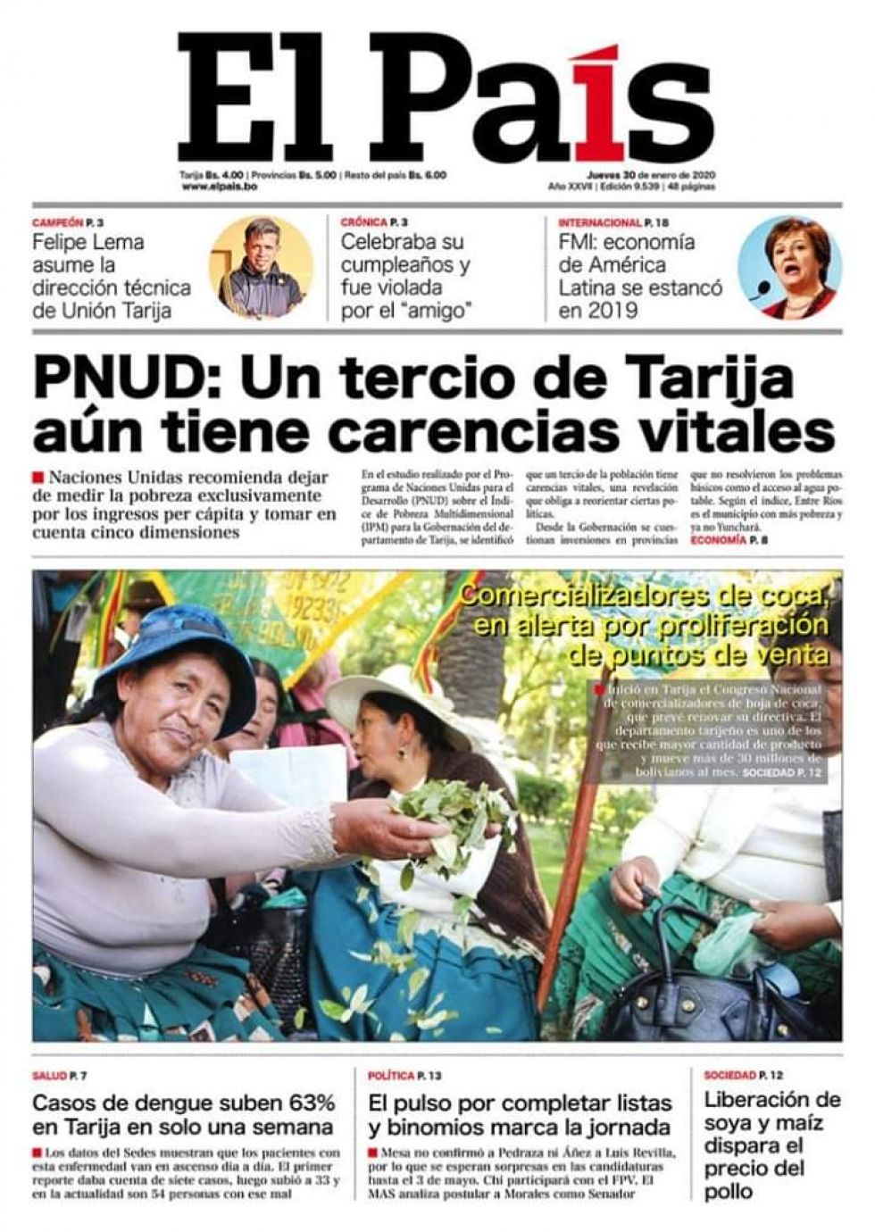El País, Tarija.