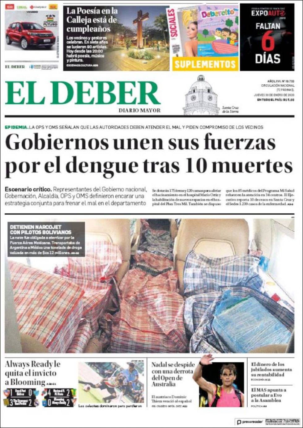 El Deber, Santa Cruz.