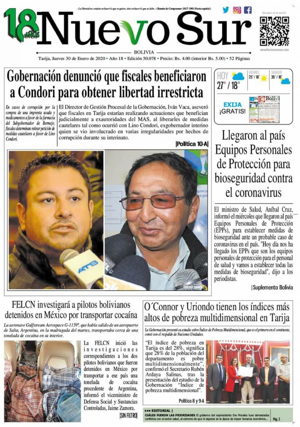Nuevo Sur, Tarija.