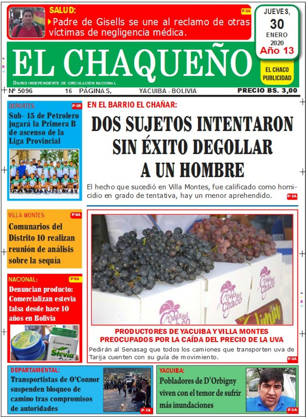 El Chaqueño, Tarija.