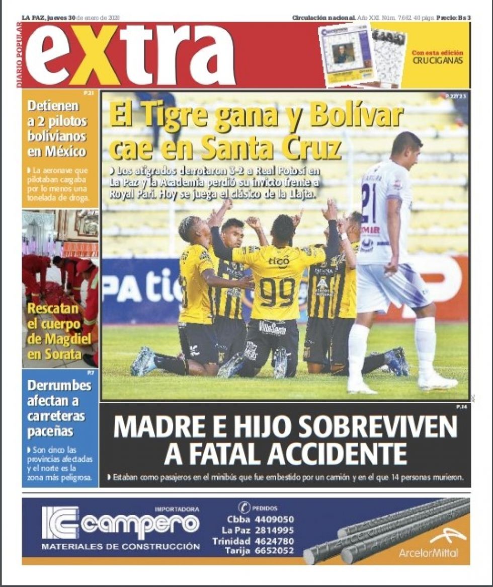 Extra, La Paz.
