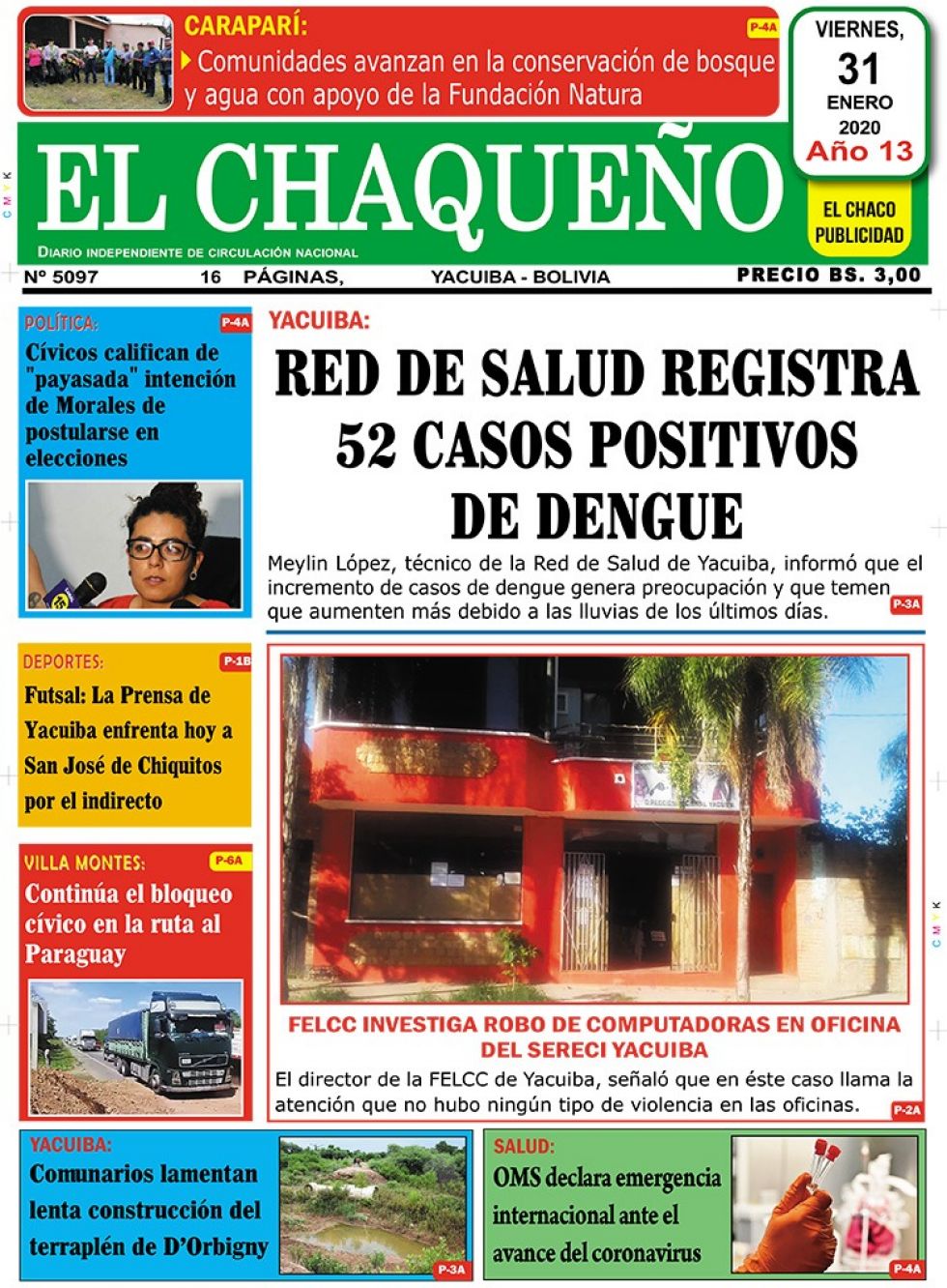 El Chaqueño, Tarija.
