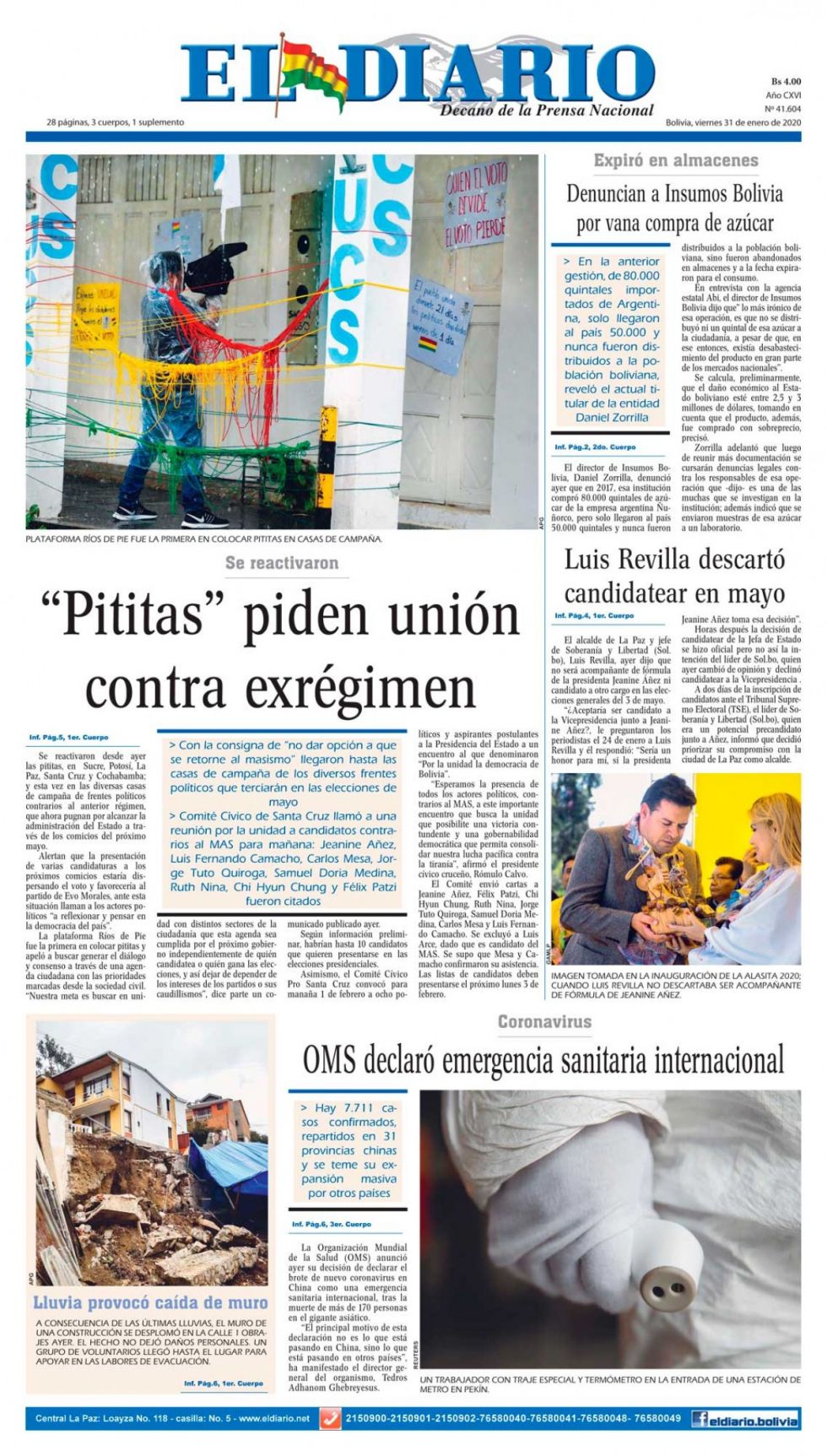El Diario, La Paz.