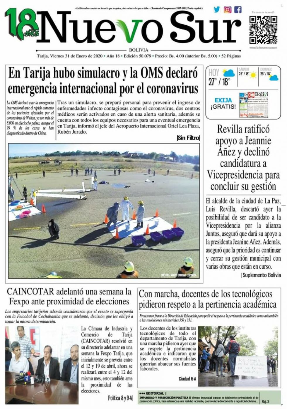 Nuevo Sur, Tarija.