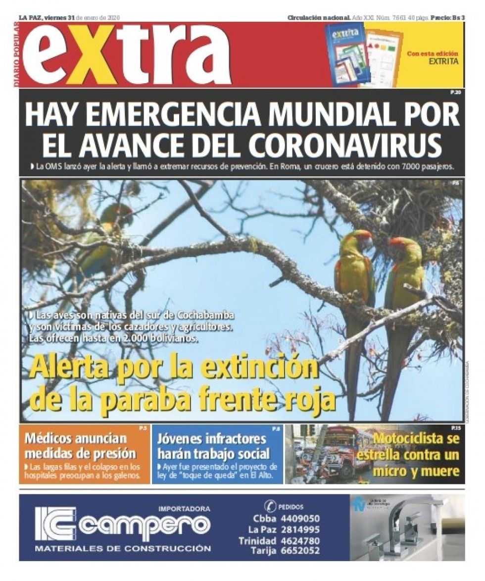 Extra, La Paz.