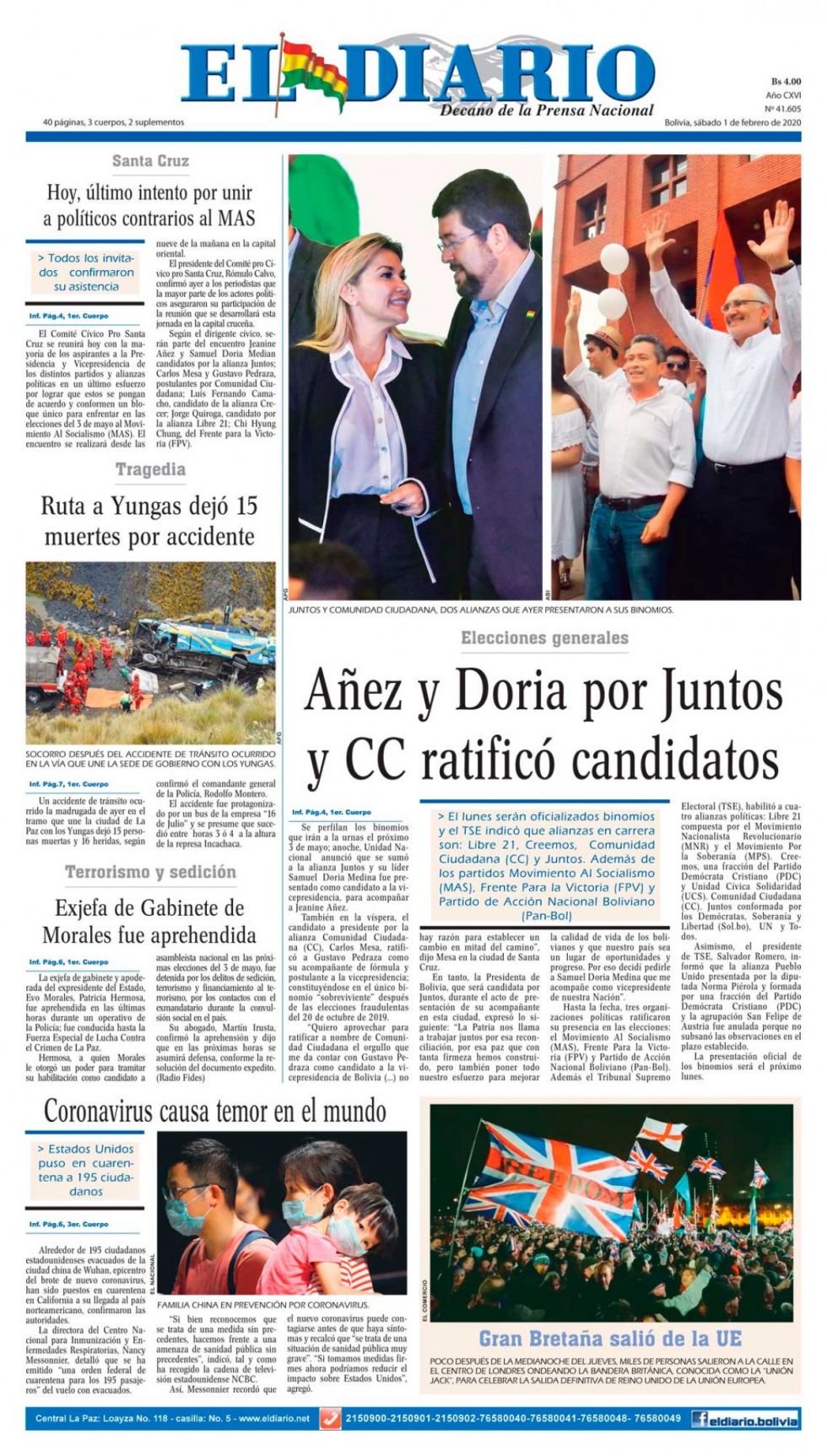 El Diario, La Paz.