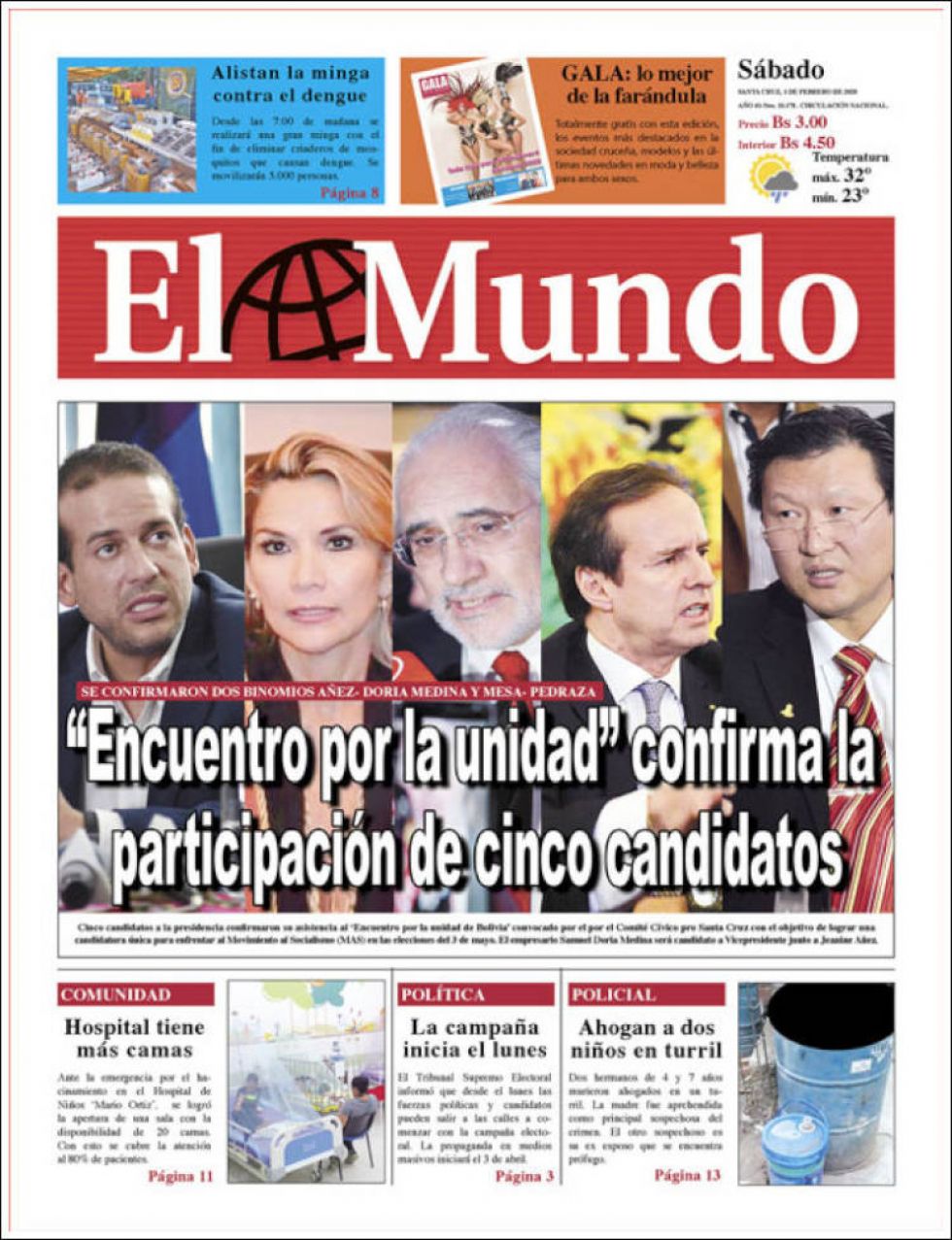El Mundo, Santa Cruz.