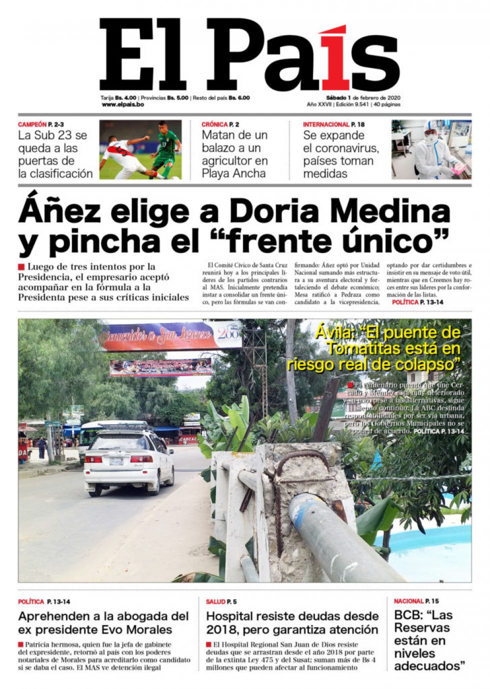 El Diario, La Paz.