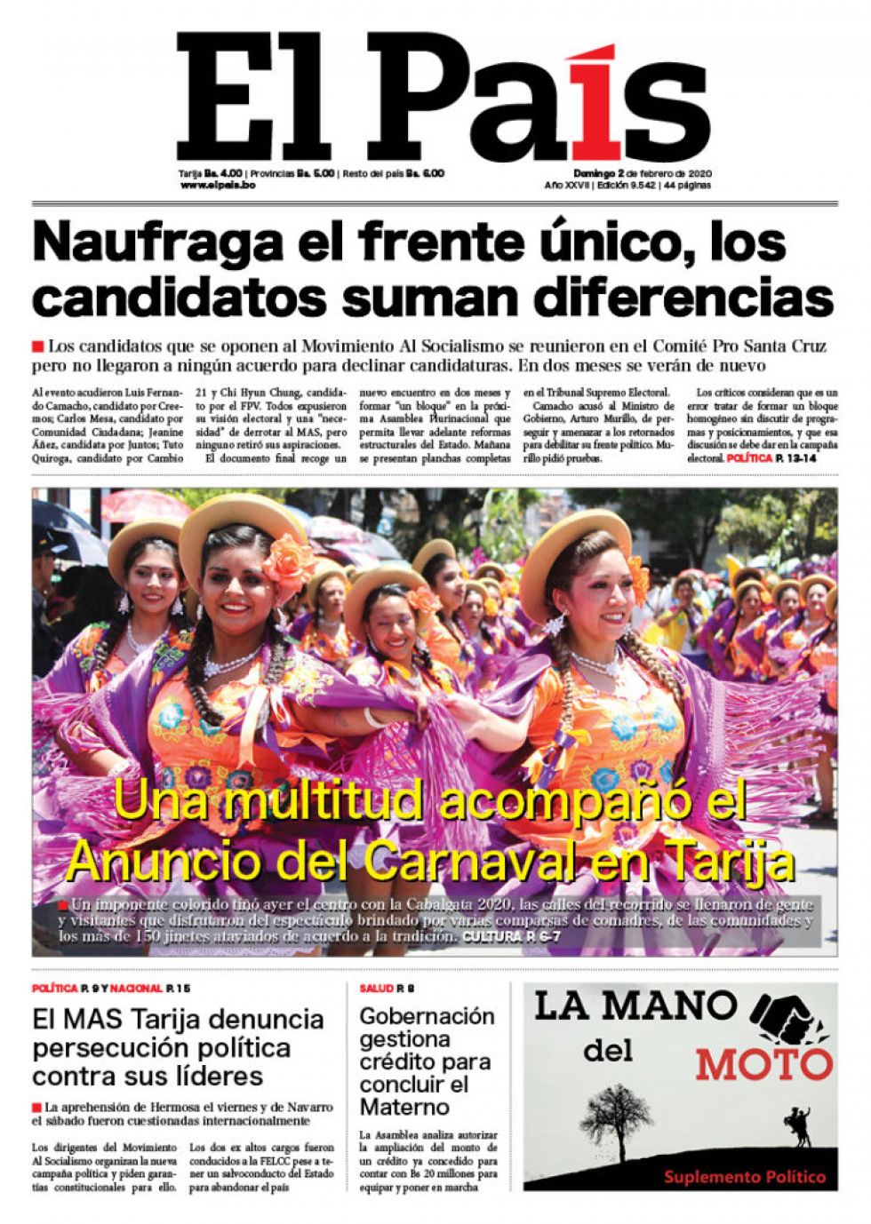 El País, Tarija.