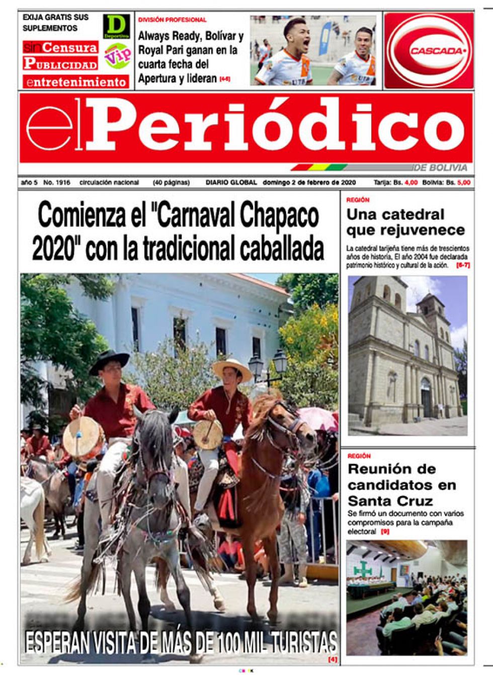 El Periódico, Tarija.