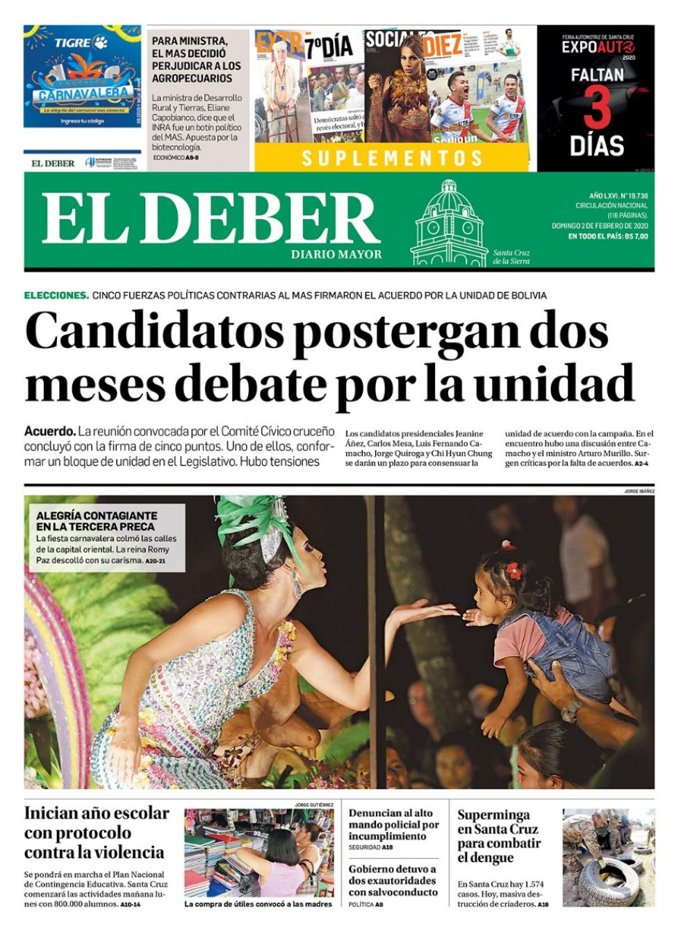 El Deber, Santa Cruz.
